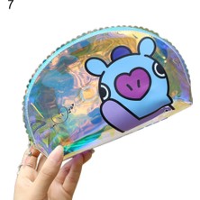Guangdong Spirit Microgood Taşınabilir Bts Koala Koyun Baskı Büyük Kapasiteli Kalem Kılıfı Kozmetik Makyaj Çantası (Yurt Dışından)