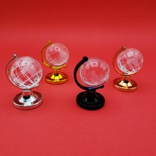 Comfoni Mini Işıklı Cam Kristal Dünya