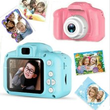 Qasul Eğitici Mini 1080P Çocuklar Için Dijital Fotoğraf Makinesi 5 Oyunlu Hediye Fotograf Makinesicmr9