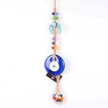 Depposite Nazar Makrome Oval Şekilli At Nalı Detaylı Duvar Süsü