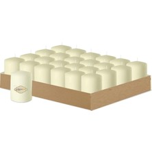 Gurmender 24 Lü Krem Bar Mum Yükseklik 6 cm