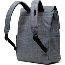 Herschel City Unisex 13"/14" Inc Uyumlu Mıknatıslı Kapamalı Açık Gri Laptop Ipad Sırt Çantası