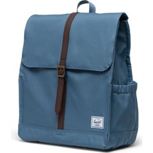 Herschel City Unisex 13"/14" Inc Uyumlu Mıknatıslı Kapamalı Çelik Mavisi Laptop Ipad Sırt Çantası