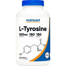 Nutricost L-Tyrosine 500 mg 180 Kapsül – Non-Gmo & Gluten Free Usa