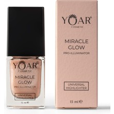 Yoar Cosmetic Aydınlatıcı Makyaj Bazı- Pro Illiminator, Highlighter, Primer make-Up -15 ml