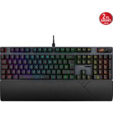 ASUS ROG STRIX SCOPE II RX AURA SYNC RGB MEKANİK TÜRKÇE TUŞ DİZİLİMİ ROG RX RED SWITCH IP57 MULTI FONKSİYONEL OYUNCU KLAVYESİ