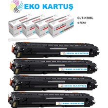 Eko Kartuş Samsung CLX-6260FW CLT-K506L 4 Renk Takım Muadil Toner