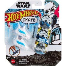 Hot Wheels Skate Parmak Kaykay ve Ayakkabıları Stormtrooper HMY18 HNL80,STAR Wars Stormtrooper Parmak Kaykay
