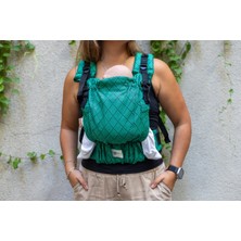 Huggyberry Softy Baby Carrier - Herringbone Emerald