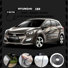 STS Oto Aksesuar Hyundai I30 Oto Araç Kapı Koruma Fitili 5metre Parlak Siyah Renk