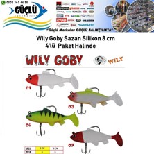 Wily Sazan Silikonu 8 cm Wily Goby 5 Li Paket Halinde Renk:7