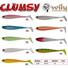 Wily Silikon Yem Wily Clumsy 9 cm 6 gr  5’li Pk Renk:13