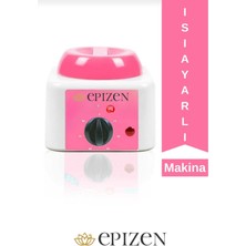 Epizen Sir Ağda Makinesi + Hassas Ciltler Için 250 gr Boncuk Soyulabilir El Ağda - Mendil-Spatula Seti