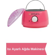 Epizen 3 Adet Hassas Ciltler Için 200GR Boncuk Ağda, Isıtıcı Makina,spatula,temizleme Mendili