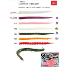 Lucky John Lrf Silikonu Lucky John Sandworm 10CM Kokulu 15’li Pk RENK:F05