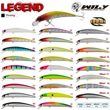 Wily Legend 9 cm Maket Balık 5.8 gr (0 - 0.6m) Renk:48