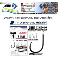 Owner 51481 Cut Super Chinu Black Chrome Iğne No:4