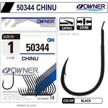 Owner Siyah Çapraz Olta Iğnesi Owner 50344 Chınu No:5