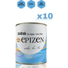 Epizen 10 Adet Pudralı Sir Ağda Konserve Kutu 800G