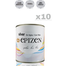 Epizen 10 Adet Silver Sir Ağda Konserve Kutu 800G