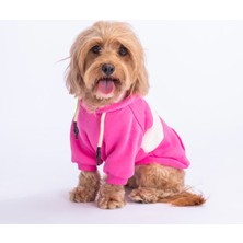 Pawstar Pembe Cute Köpek Hoodie Köpek Sweat Köpek Kıyafeti Kedi Kıyafeti -L