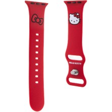 Hello Kitty Watch 40MM Uyumlu Kordon Hello Kitty Orjinal Lisanslı Logolu Fiyonk & Kitty Head Yumuşak Strap Kayış