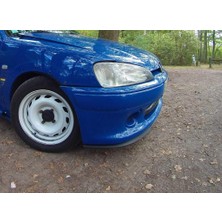 Koto Peugeot 106 Uyumlu Çupra Ön Tampon Lipi Cupra Lip 3 Parça Parlak Siyah