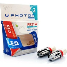Photon P21W Tek Duy LED Red (Kırmızı) Exclusive Serisi PH7219 R Ex