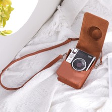 Fujifilm Instax Mini Evo Kahverengi Askılı Deri Çanta