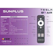 Sunplus Tesla S4 Air Android TV Box