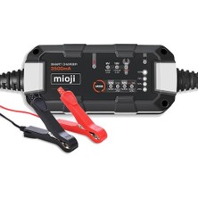 Mioji Mio 3500 3.5A 6V ve 12V Araba Şarj, Akü Bakım, Damlama Şarj Cihazı ve Motosiklet, ATV, Lityum ve Derin Döngülü Aküler için Kükürt Giderici Akıllı Akü Şarj Cihazı