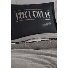 Clasy Life Is Gri Tek Kişilik Wellsoft Nevresim Takımı
