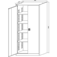 Vera Ofis Mobilya Dosya Dolabı 180'LİK