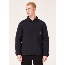 Oakley Siyah Erkek Çıtçıtlı Kapitone Mont FOA404870 Quılted Sherpa Jacket