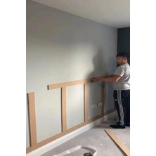 Güçlü Iskandinav Duvar Çıtası 100 × 8 cm