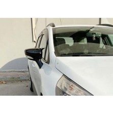 EGD Renault Clio 4 Yarasa Ayna Kapağı Plastik Parlak Siyah