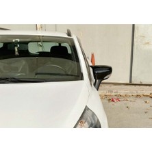 EGD Renault Clio 4 Yarasa Ayna Kapağı Plastik Parlak Siyah
