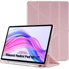 TEKNETSTORE Xiaomi Redmi Pad Se 11 Inç Tablet Uyumlu Kılıf Katlanır Kalemlikli Standlı Uyku Modlu Akıllı Kapak