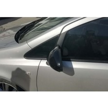 EGD Opel Corsa D Yarasa Ayna Kapağı Plastik Parlak Siyah