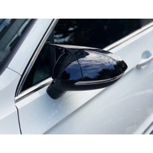 EGD Volkswagen Passat B7 Yarasa Ayna Kapağı Plastik Parlak Siyah