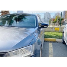 EGD Volkswagen Jetta Yarasa Ayna Kapağı Plastik Parlak Siyah