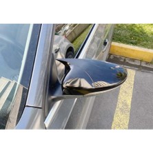 EGD Volkswagen Jetta Yarasa Ayna Kapağı Plastik Parlak Siyah