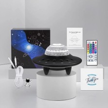 Etabel Ticaret Etabel Starry Galaxy Projektör Hoparlör Bluetooth Ufo Gece Lambası Sgphgl