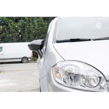 EGD Fiat Linea Yarasa Ayna Kapağı Plastik Parlak Siyah