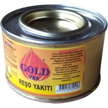 Gold Yak 200 ml Teneke Kutu Jel Reşo Yakıtı 1 Adet Fabrikadan Direk Gönderim Mangal Soba Tutuşturucu Orjinal Ürün