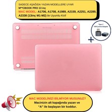 McStorey Macbook Pro Kılıf 13inç M1-M2 A1706-08 A1989 A2159 A2251 A2289 A2338 ile Uyumlu Mat