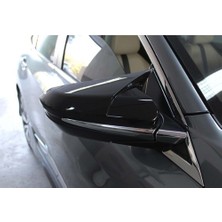 EGD Honda Cıvıc Fc5 Yarasa Ayna Kapağı Plastik Parlak Siyah