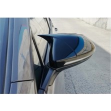 EGD Volkswagen Golf 7 Yarasa Ayna Kapağı Plastik Parlak Siyah