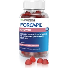 Arkopharma Forcapil® Growth Gummies – Saç Uzamasını Destekleyen Takviye Edici Gıda - 60 Çiğnenebilir Form