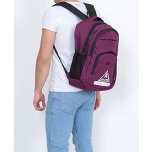 Asm Store Asm Spor Çok Kulanışlı Sırt Çantası 30L Bordo-Beyaz